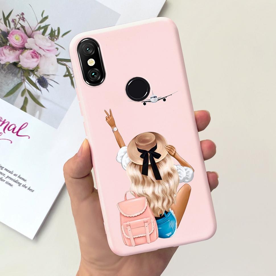 For Xiaomi Mi A2 Lite (Redmi 6 Pro) Case New Fashion Soft Slim Cover Phone Cases For Xiaomi MiA2 Lite Redmi6 Pro Full Back Cover