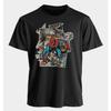 Men's and Women's T-shirts Spider-Man Summer American Style Spring and Autumn New Loose Oversized Casual Short-sleeved