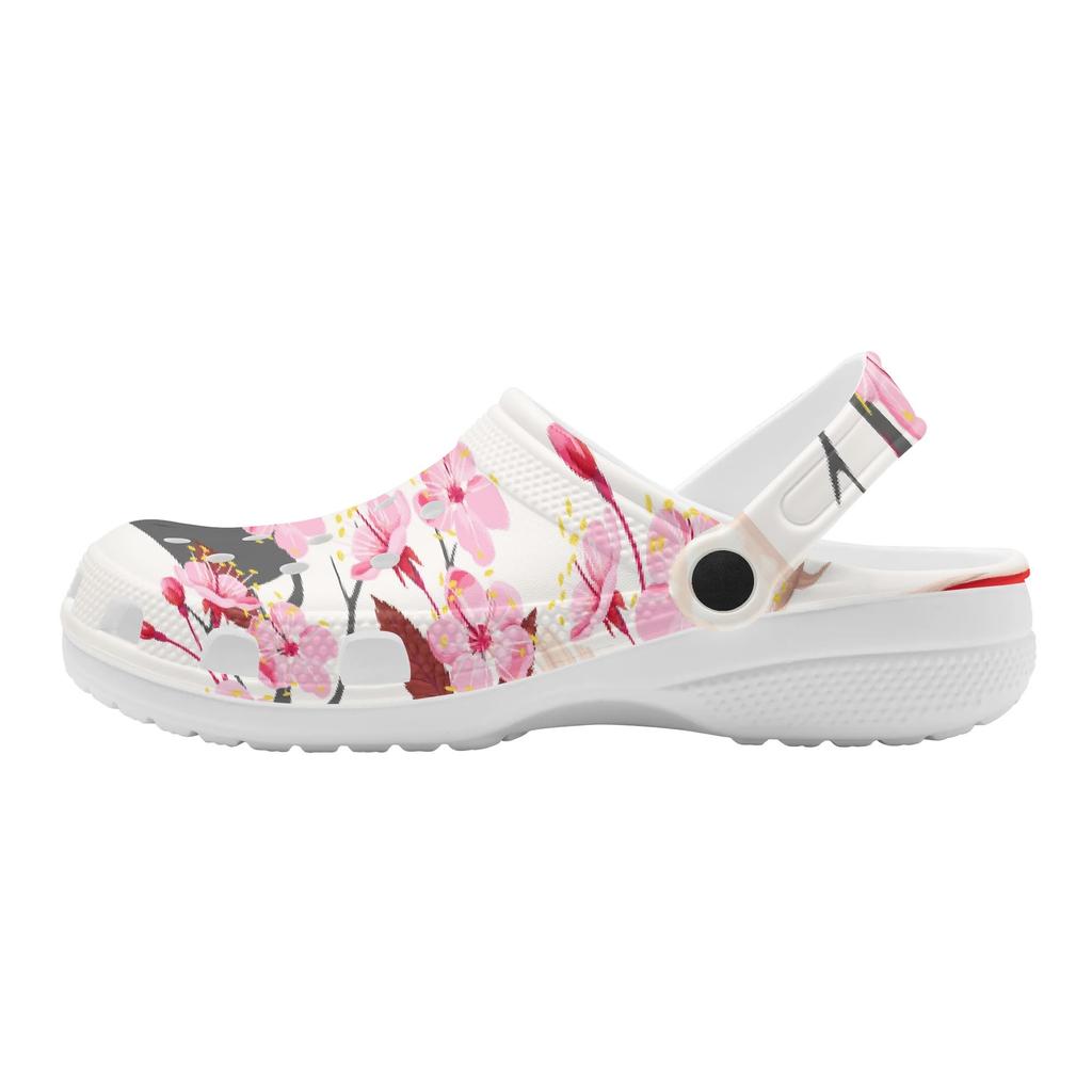 Men Women Allover Printed EVA Clogs Flexible Breathable Slip On Casual Shoes Flexible Soft Sole Summer Sandals Easy Daily Wear