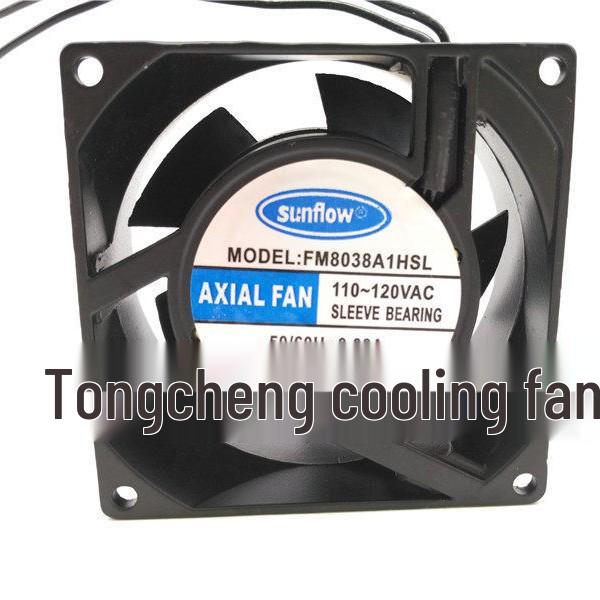 Original Sunflow 8cm 110V/220V FM8038A1HSL A2HSL AC Cooling Fan A2HSL