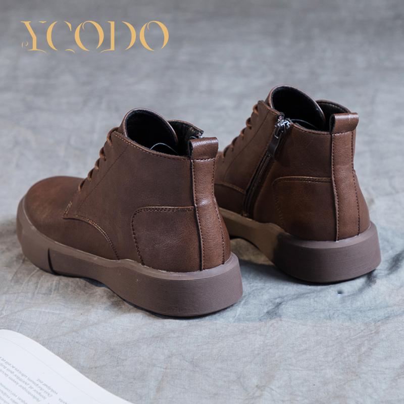 Cizme din piele naturala fete de toamna si iarna, cizme din piele studenta, cizme de dama