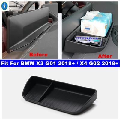 Auto Interior Dashboard Storage Box Center Console Organiser Decor Accessories For BMW X3 G01 2018 -  / X4 G02  -