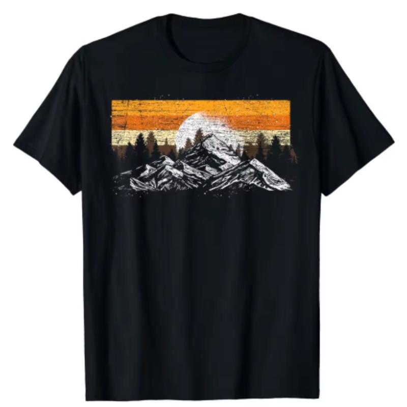 Unisexs And Unisexs Summer Pure Cotton Fashion Casual Loose Pattern Print Sports Breathable Round Neck Tshirt