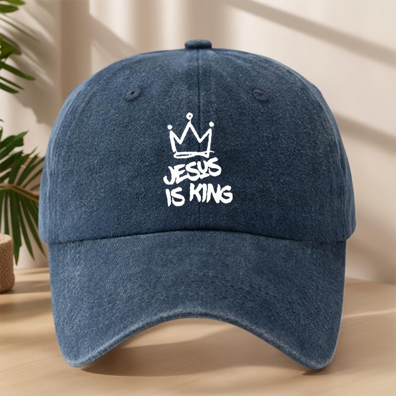 Crown patterned baseball cap, casual fashion travel camping duckbill cap, outdoor sports sun protection