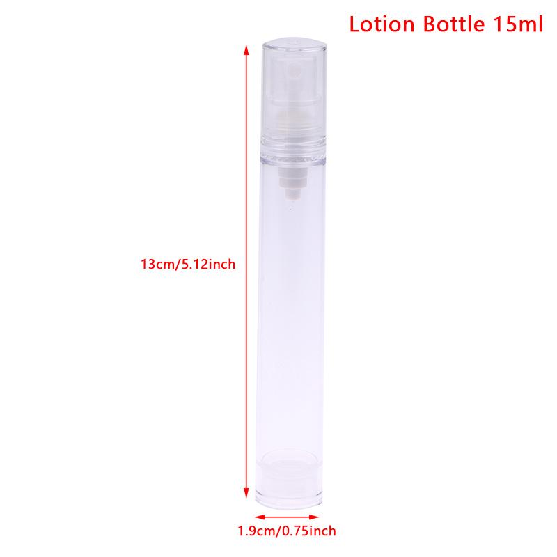 5 ml 10 ml 15 ml Vakuum-Sprühlotionsflasche, Reisekosmetikbehälter, Lotionspumpenflasche, Gesichtscreme, Airless-Flasche, Hautpflege