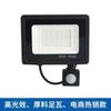 LED Induction Small Apple Floodlight 50W100W White Warm Light Outdoor Waterproof Human Body Infrared Induction PIR Floodlight