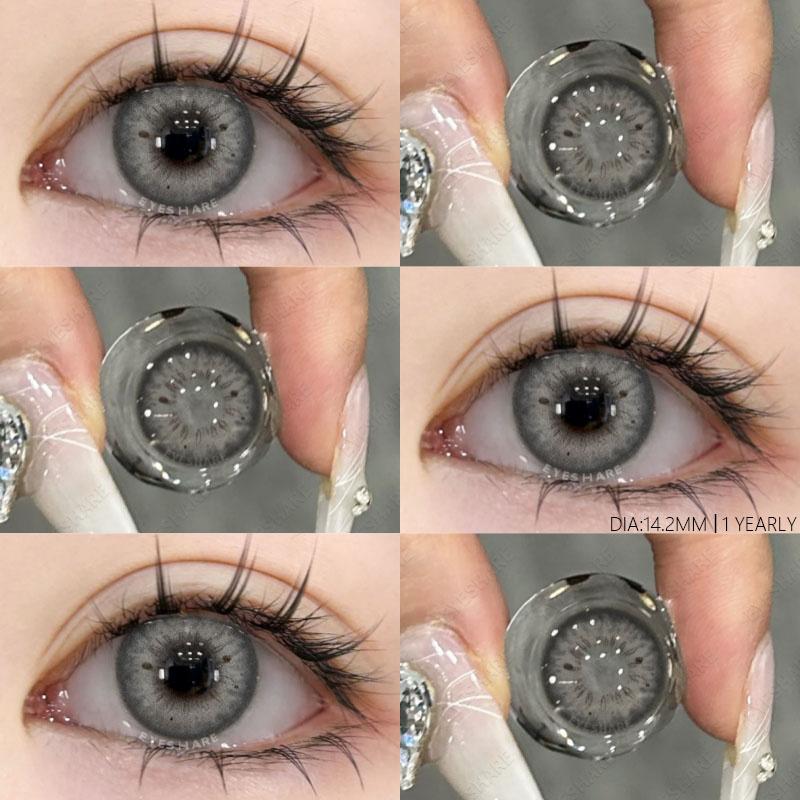 1 Pair Fashion Colored Lenses Gray Pupils Lens Green Eye Contacts Brown Lenses Yearly Cosmetics Blue Contacts for Eyes