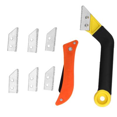 Abgewinkelte Fugenhandsäge mit Klingen Fugenmesser für Tür Fenster Bodenfuge Fliesenreinigung