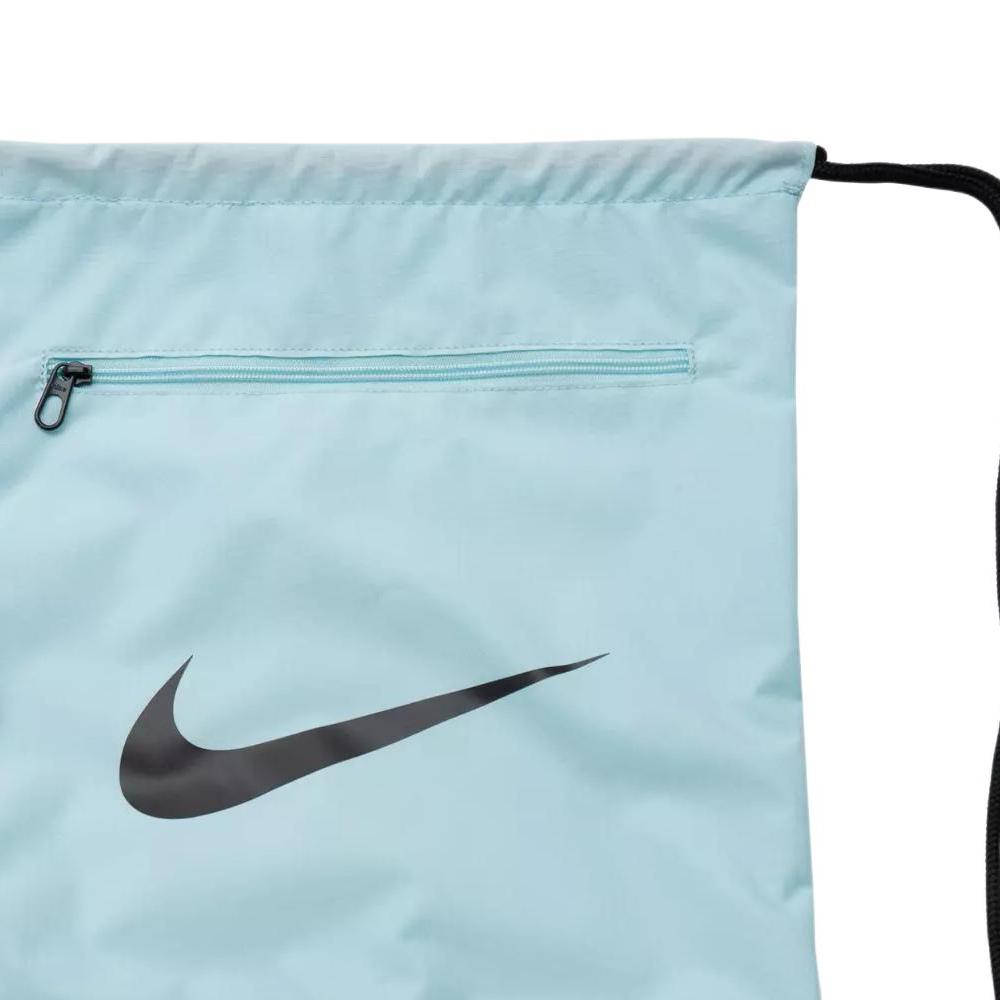 Nike Polyester Backpack Unisex Glacier Blue & Black Casual DM3978-474