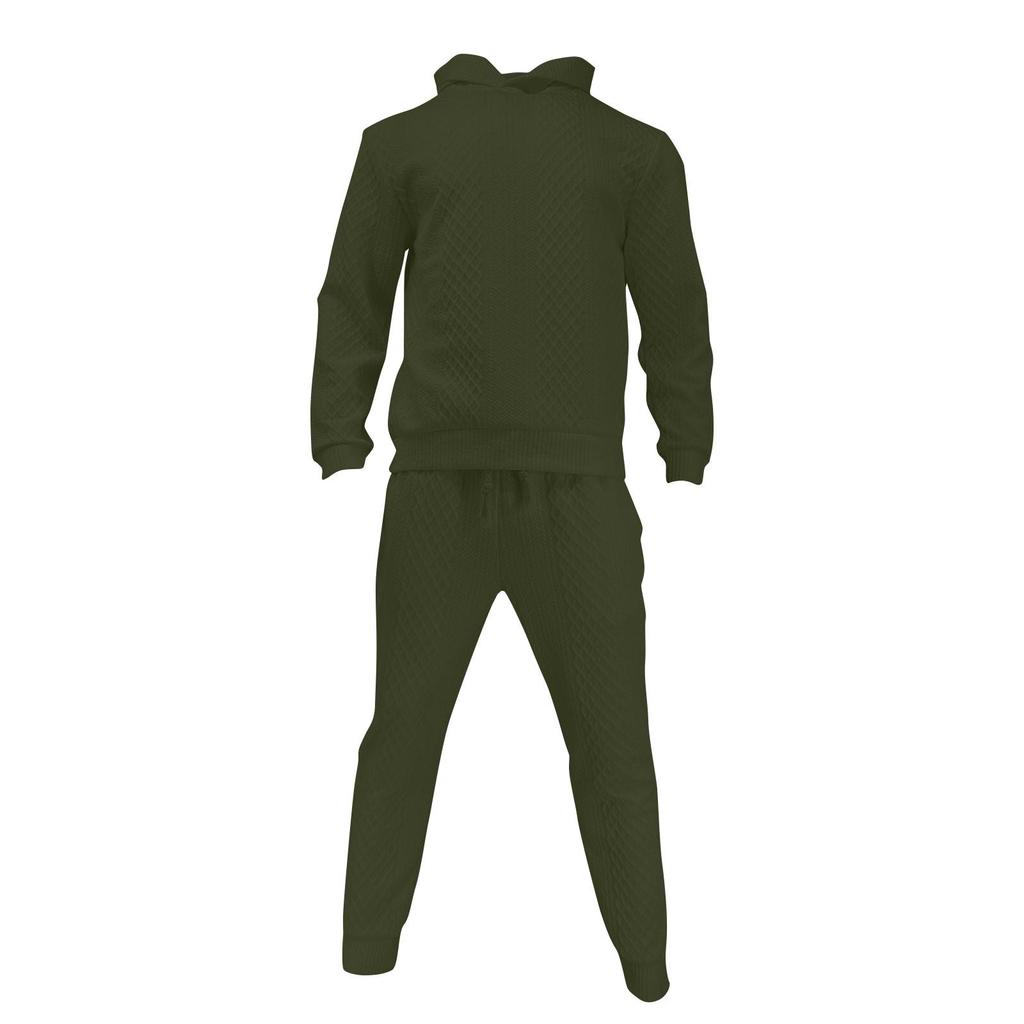 Men'S Casual Hooded Sweatshirt Long Pants Set Casual Two-Piece Set