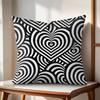 Gift for Lover Cushion Cover Natural Linen Organic Fabric DoubleSided Printing Couch Pillow Covers Home Decor