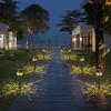 2000LM New Solar Pathway Led Lights Waterproof Outdoor Solar Projection Lawn Lamp Landscape Decoration For Street Garden Lighting