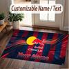Custom Rug Red Bull Racing Pattern Print Name Text Soft Non‑Slip Floor Carpet for Home Indoor Decoration