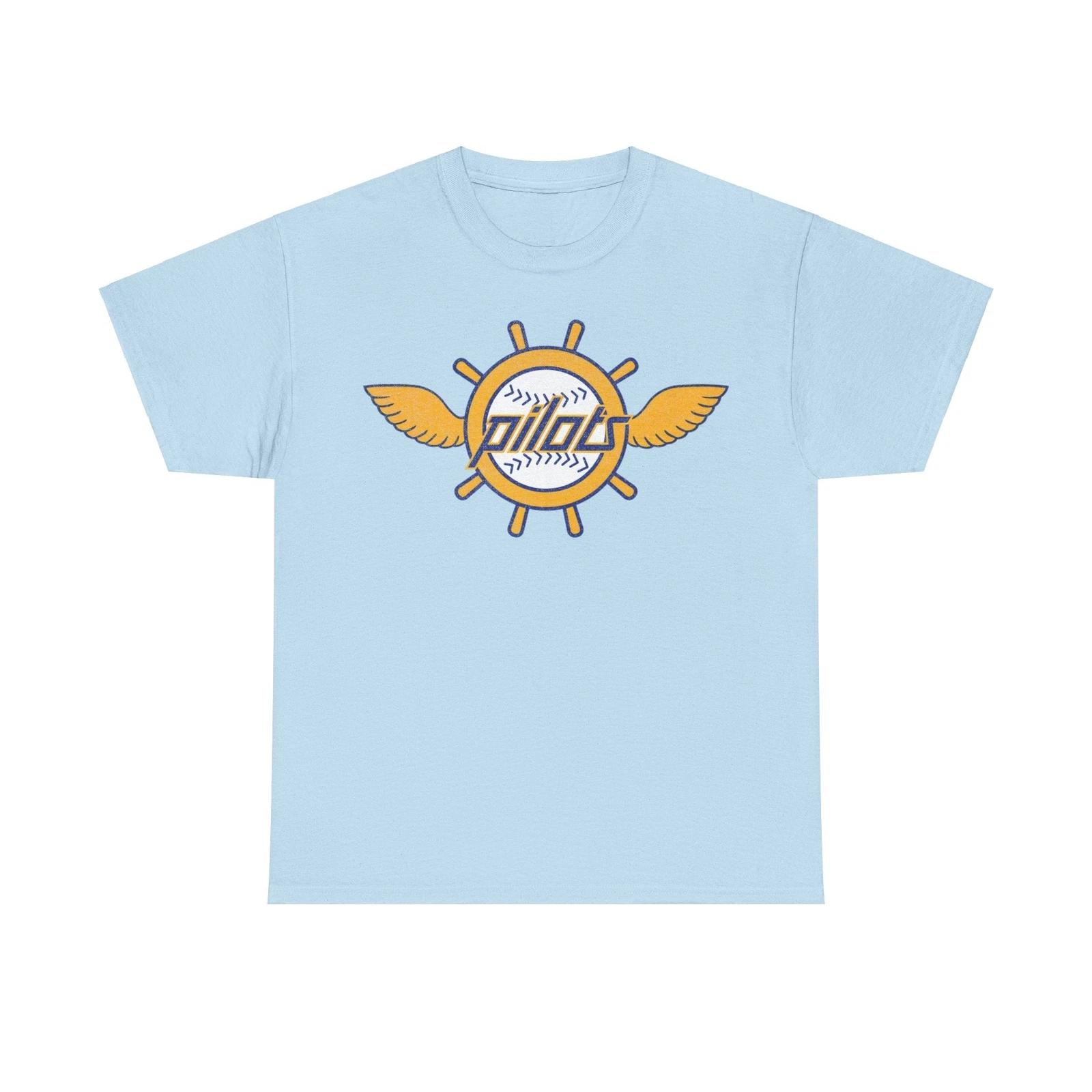 Seattle Pilots Gold Logo Nostalgic Retro Baseball Team T-shirt S