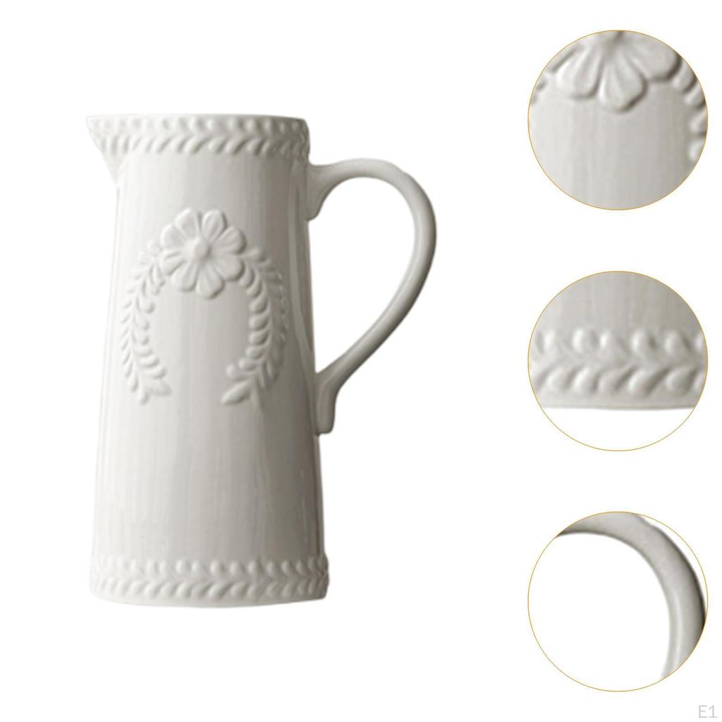 Ceramic Flower Vase Floral Arrangement Decoration Office Organizer Planter for Kitchen
