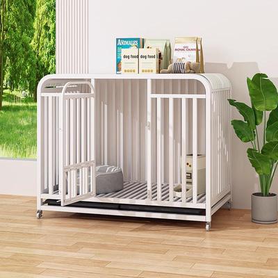 Indoor Dog Playpen with Raised Toilet and Movable Features for Medium-Large Dogs