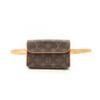 Used Pochette Florentine - with Bouton Press (XS) Waist Bag Body Bag M51855 Monogram PVC Coated Canvas Le