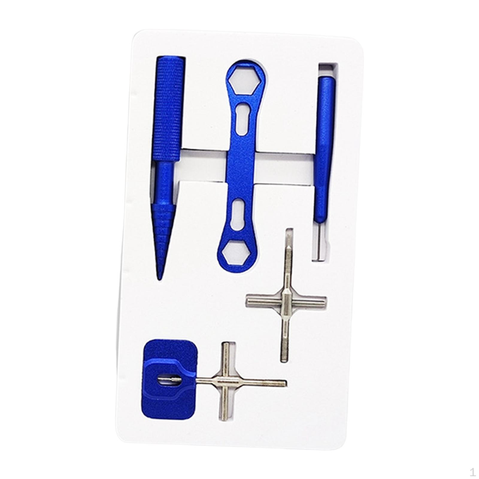 

Набор для обслуживания рыболовной катушки с инструментами для подшипников и съемником крышки синий