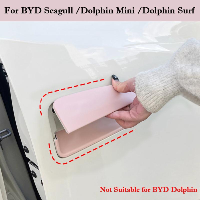 For BYD Seagull Dolphin Mini Surf ABS Car Door Handle Cover Door Bowl Protective Sticker Decoration Auto Styling Accessories