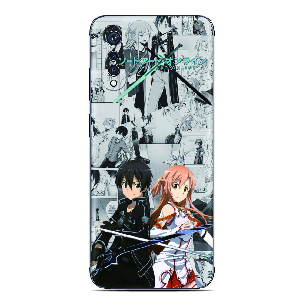 Anime Sword Art Back Cover for Sony Xperia 10 1 VII VI 5 II III IV V 2023 XZ5 XZ4 XZ3 XZ2 Compact XA1 XA2 TPU Soft Phone Case