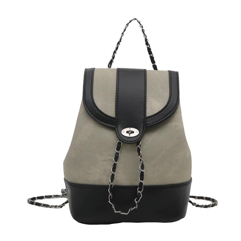 Niche Design Bag 2025 New Chain Backpack Women's High-value Bucket Bag Versatile Travel Backpack