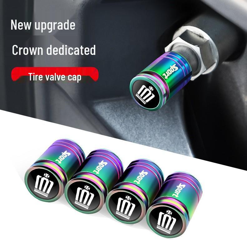 Diebstahlsichere Ventilkappen für Toyota Crown der 12.-14. Generation, Land Cruiser, Venza, Vellfire