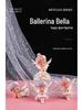 Bella Ballet Girl Figurine - Cute Vinyl Cake Topper & Desktop Decoration for Girls