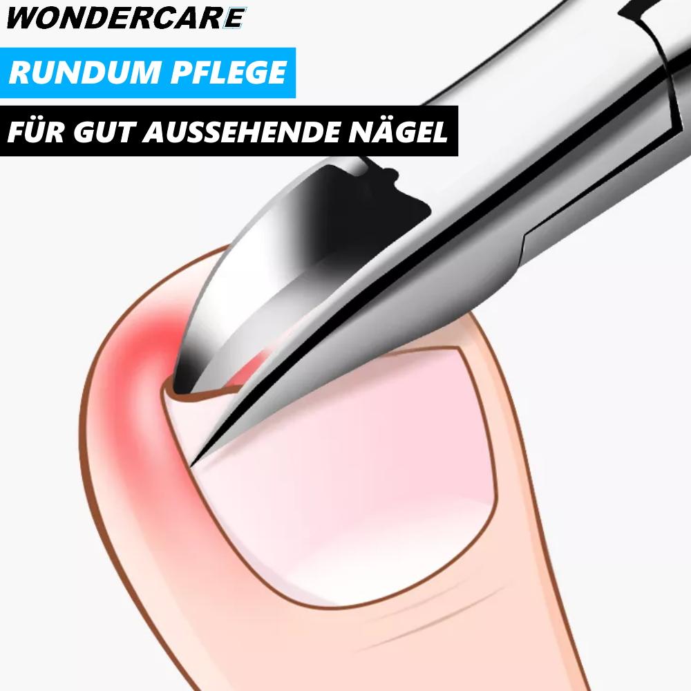 WONDERCARE Maniküre Set Pediküre Nagelset Nagelpflege Nagelschere Nagelfeile 7er