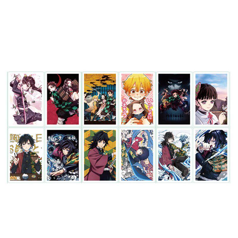 54 PCS/Set Anime Demon Slayer Kimetsu No Yaiba Kamado Tanjirou Kamado Nezuko Postcard Greeting Card