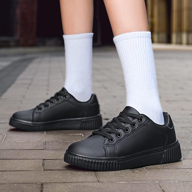 

Мужская кожаная повседневная обувь, мужские кроссовки на шнуровке, осенняя брендовая мужская обувь, удобная обувь на плоской подошве, Zapatillas Hombre, большой размер 48 48