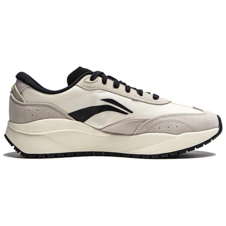 LiNing 2.0 Soft Rebound Thick Sole Slimming Shock Absorption Non-Slip Wear-Resistant Increased Height Low-Top Casual Shoes Men Sneaker AGCU279-1