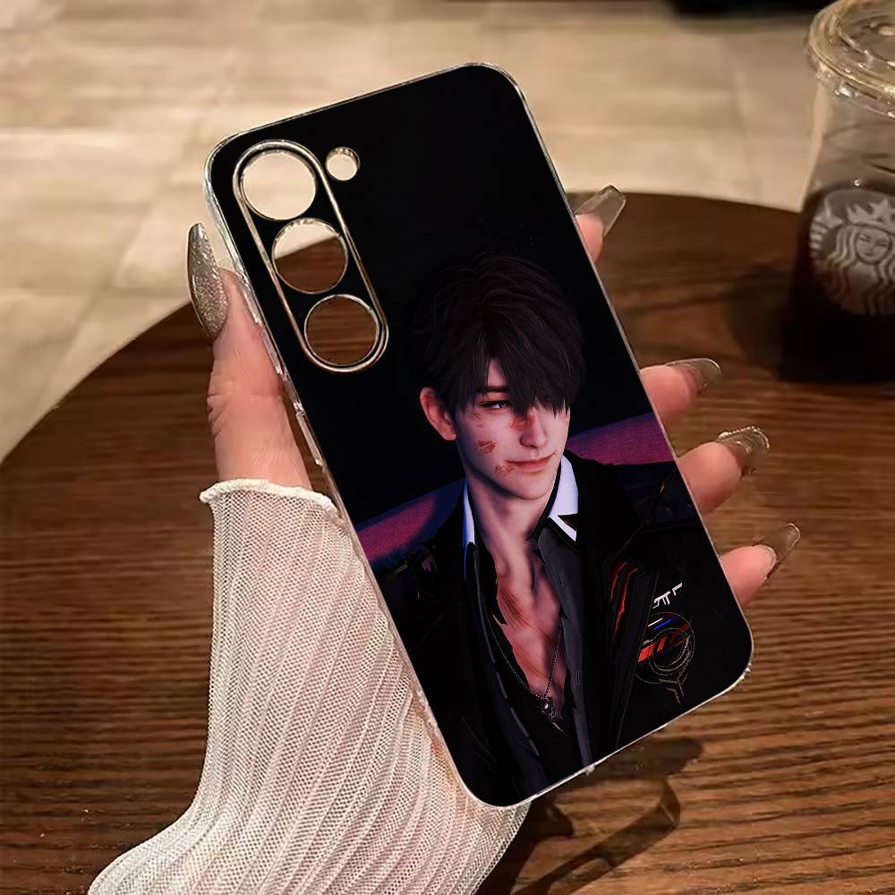 C-C-aleb-love-deep- s--space Clear Soft Silicone Phone Case for Samsung Galaxy A71, A70, A52, A51, A40, A30