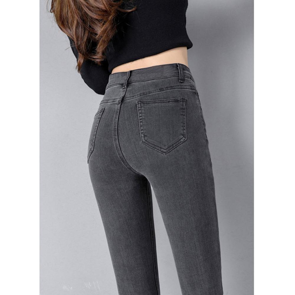 Commuter Casual Jeans Women's New Spring and Summer Fashion Tight High Waist Thin Small Feet Pencil Pants Ins Tide