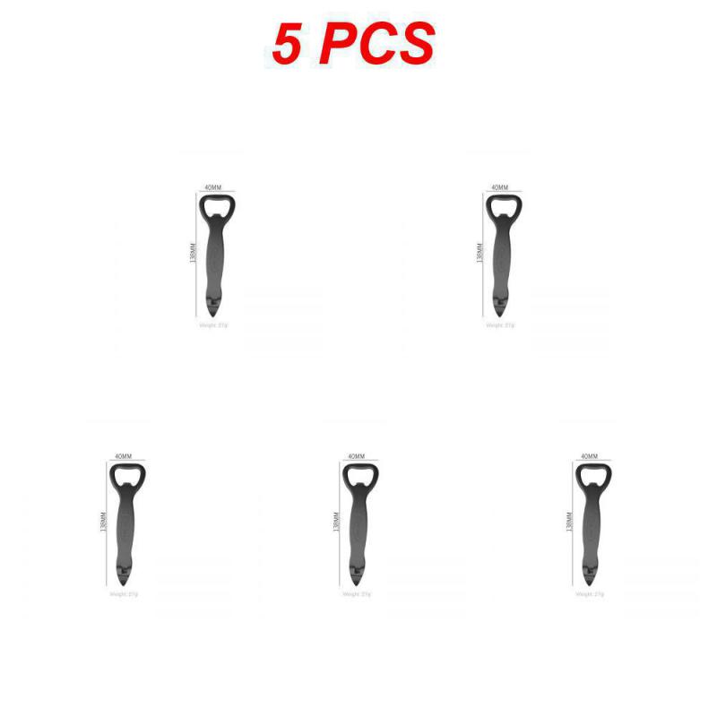 1/3/5 Stück Edelstahl Bierflaschenöffner Dickes Material Angenehme Haptik Polierfarbe Flaschenöffner Dosenöffner Leicht zu reinigen