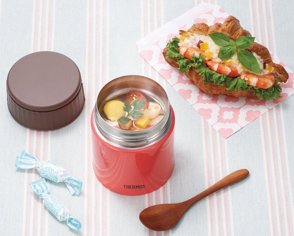 Thermos Vacuum Insulated Soup Jar, 400ml, Peach (JBQ-400 PCH)