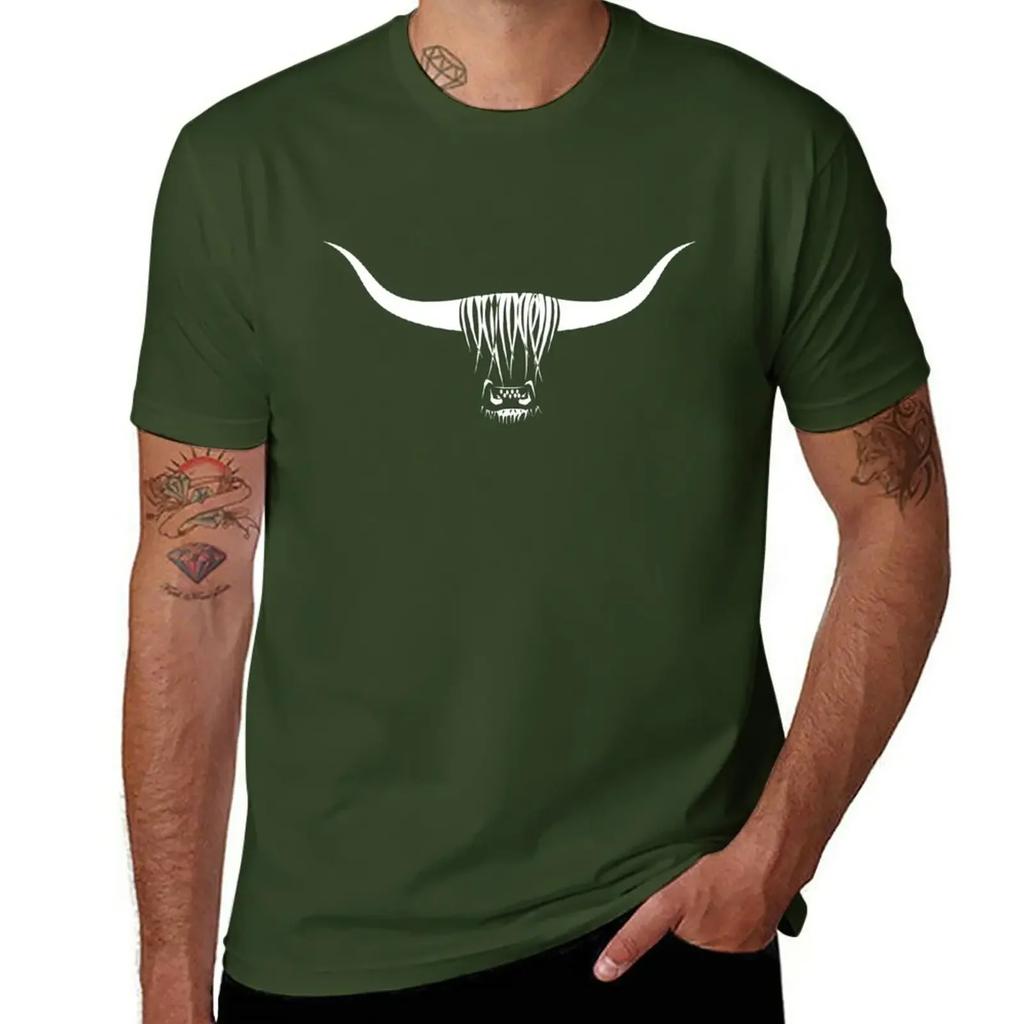 Highland Cow T-Shirt hippie clothes boys animal print men t shirts
