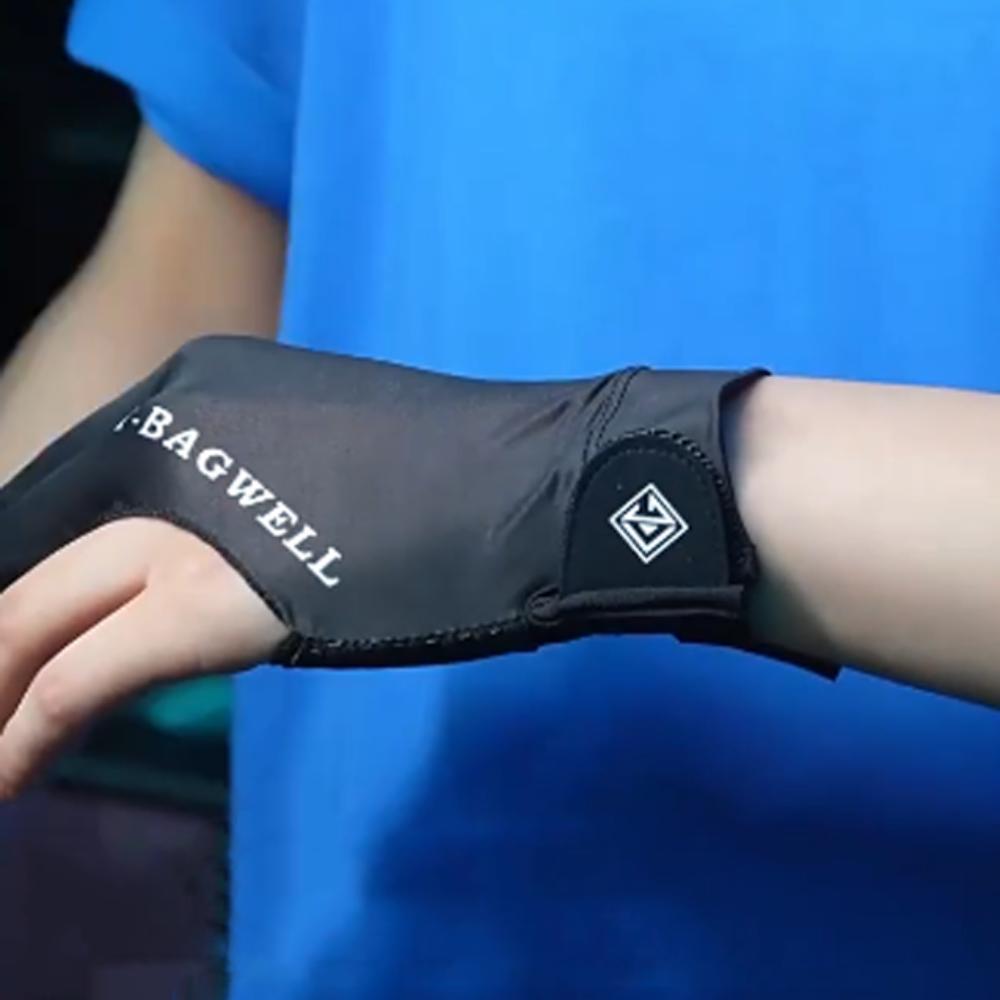 Elasticita Kulečníkové rukavice Levá ruka Rukavice se třemi prsty Otevřené 3 prsty Rukavice Žena