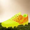 Unisex Adult Ag Fg Soccer Cleats Pu Breathable Fabric Tpu Long Stud Anti-Slip Wearproof Natural Grass Outdoor Football Competiti