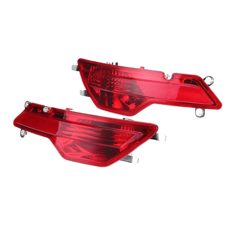 Durable Car Rear Bumper Reflector Light Warning Tail Light Improved Safety for E71 E72 2008-2014 63147187219 63147187220