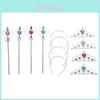 Shining Girl Princess Belle Dress Up Party Accessory 2pcs Set With Wand Tiara