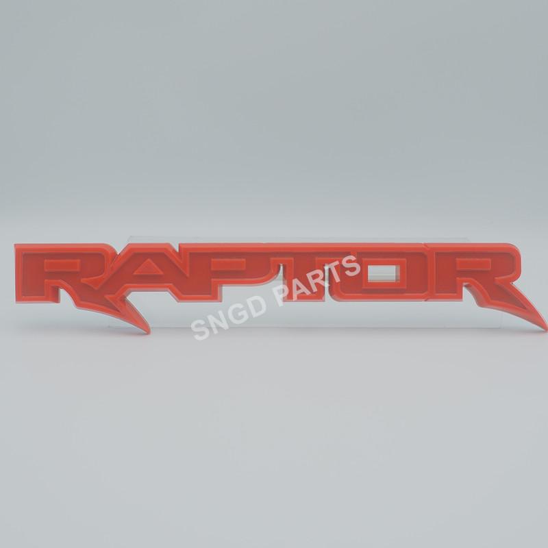 AAANU1 For Ford Ranger Raptor SV1 F150 F250 F350 emblem ABS Car Rear Badge Sticker Rear Trunk Side Fender Sticker Emblem