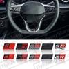 Metal Car Styling GR Sport Sticker Steering Wheel Badge Emblem For Yaris Corolla C-HR RAV4 Prado Prius Camry Reiz Aygo