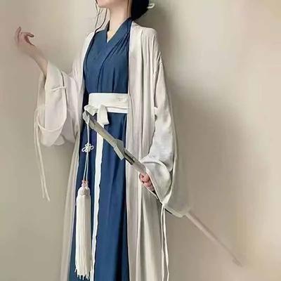 Hanfu Kleid Damen Chinesische Hanfu Sets Übergroßes Cosplay Kostüm Vintage Grün Blau Hanfu Party