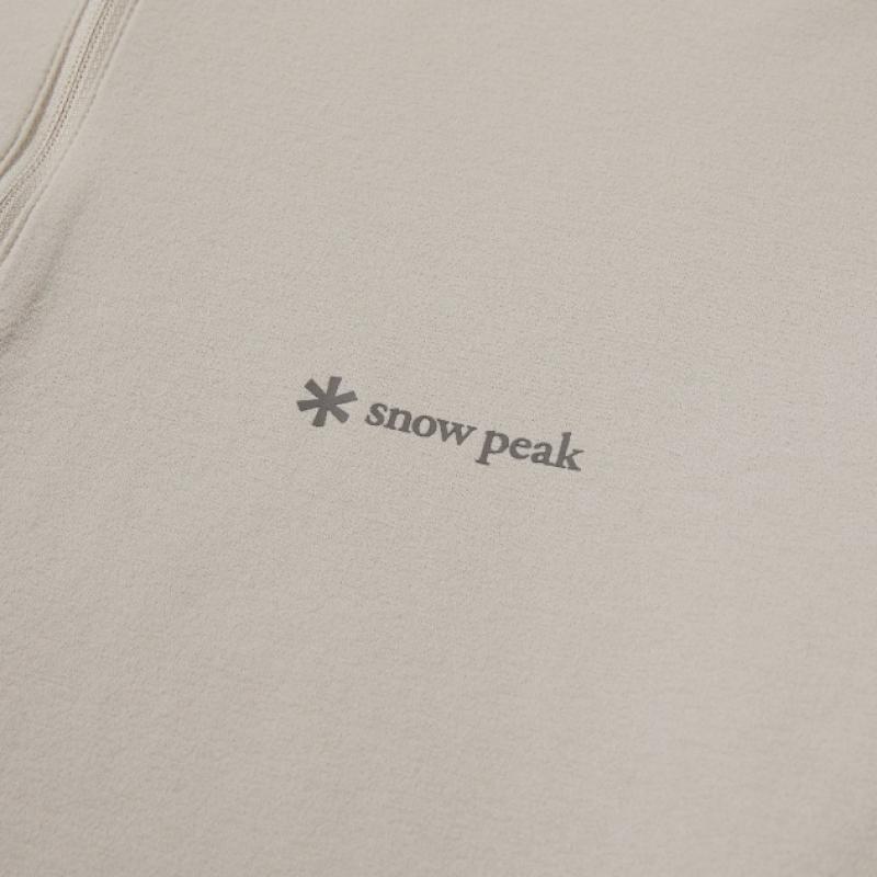 Snow Peak Quick Dry Half Zip ShorT Sleeve T shirT  s25mmTzT12 