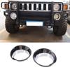 For Hummer H3 2005-2009 ABS front fog lamp decoration ring Front fog lamp decoration Protect ring Modified upgrade accessories