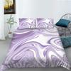 3D Color Halo Printing Bedding Single Double Bed Full Size Quicksand Pattern Pillowcase and Quilt Cover Washable and Comfortable Home Decoration