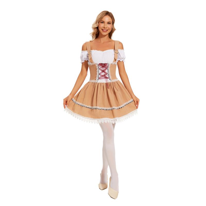 

Хэллоуин Октоберфест Баварский традиционный костюм пивной костюм платье для взрослых женщин M