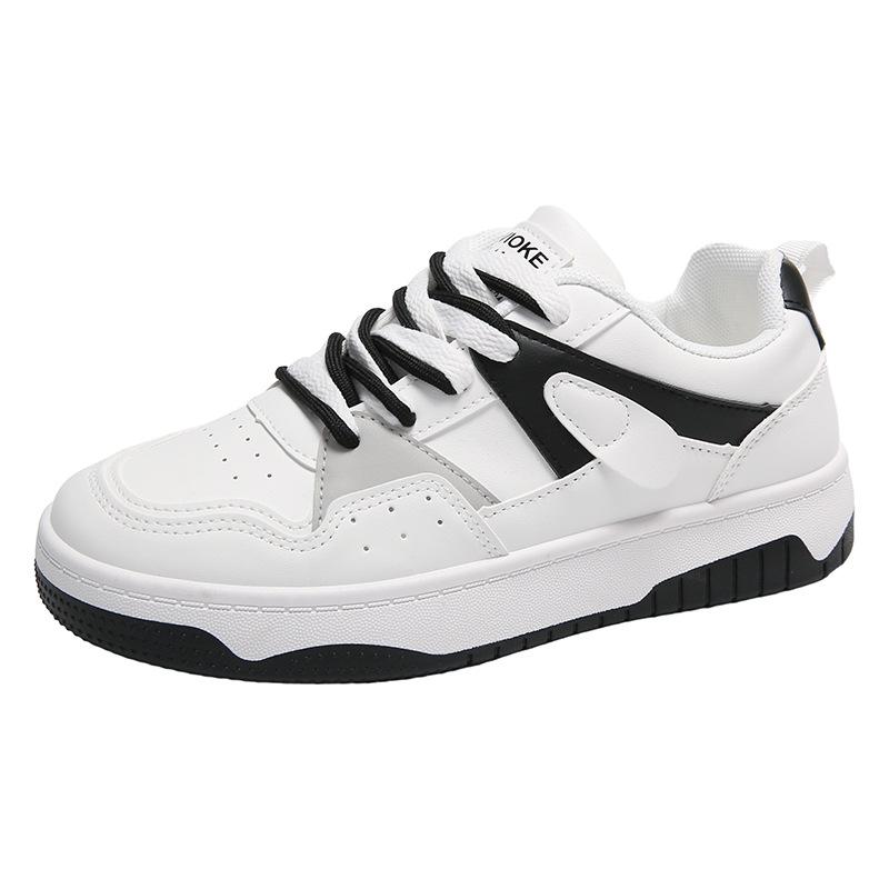 2025 spring white shoes new Korean version ins female students platform heightening sports board shoes casual street shot P711
