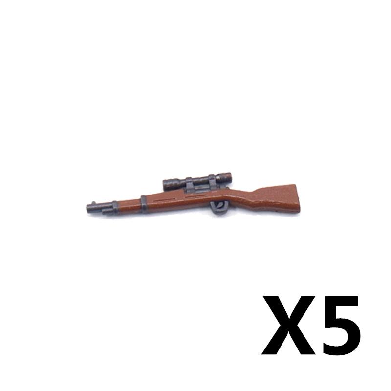 Vojáci Figurky Zbraně Stavebnice Pistole Poposha MP40 Puška AK74 Raketomet Kulka Plamenomet Hračky Dárek T051