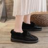 Fashion 2024 Winter Women Cotton Shoes Comfortable Plush Warm Snow Boots Ladies Casual Flat Short Boots Solid Color Furry Females Shoes